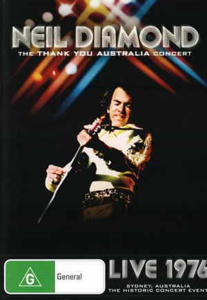 Live 1976 - the Thank You Australia Concert - Neil Diamond - Films - KALEIDOSCOPE - 5021456168095 - 19 februari 2010