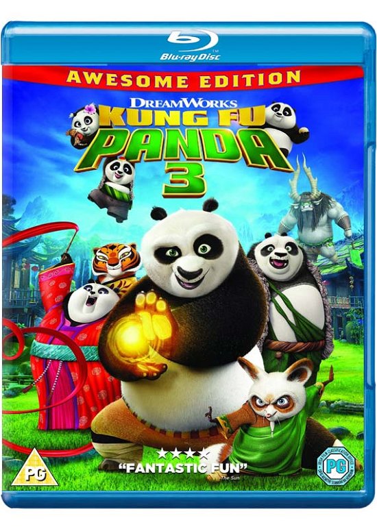 Kung Fu Panda 3 - Kung Fu Panda 3 Blu-ray - Filmes - Dreamworks - 5039036077095 - 11 de julho de 2016