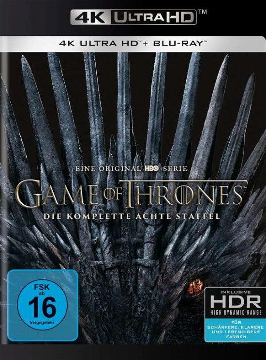 Cover for Peter Dinklage,nikolaj Coster-waldau,lena... · Game of Thrones: Staffel 8 (4K UHD Blu-ray) (2021)