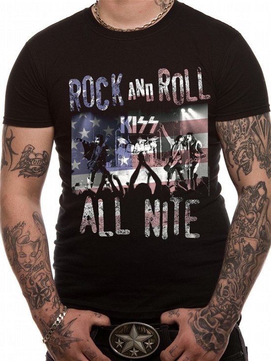 Cover for TShirt · KISS - T-Shirt IN A TUBE- Rock N Roll All Nite (MERCH) [size L] (2017)