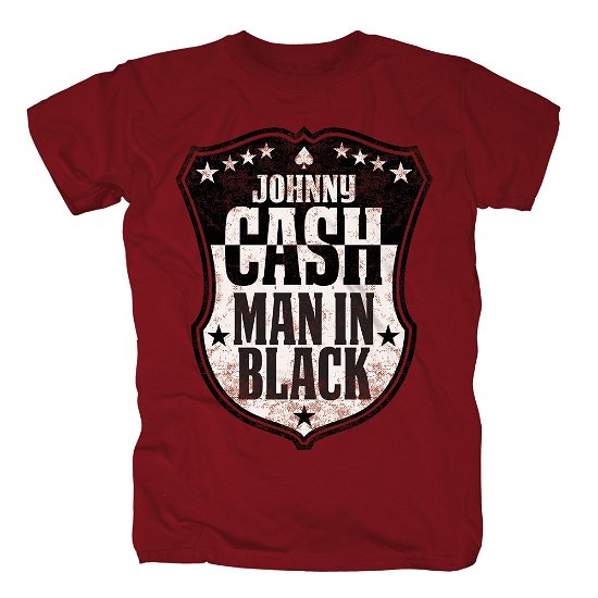 Cover for Johnny Cash · Man in Black Shield (T-shirt) [size XL] (2015)