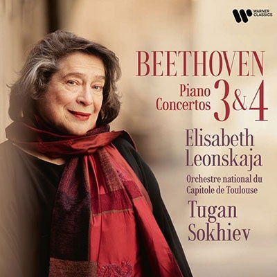 Cover for Elisabeth Leonskaja · Beethoven Piano Concertos 3 &amp; 4 (CD) (2023)