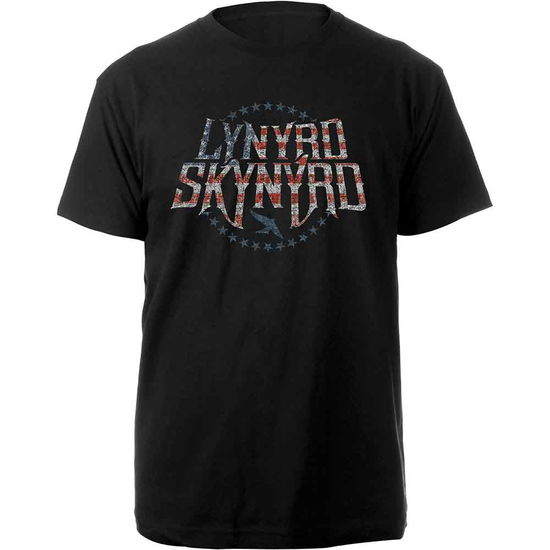 Lynyrd Skynyrd Unisex T-Shirt: Stars & Stripes - Lynyrd Skynyrd - Mercancía -  - 5056012021095 - 