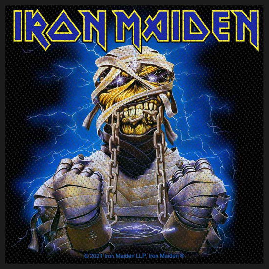 Iron Maiden Standard Woven Patch: Powerslave Eddie (Retail Pack) - Iron Maiden - Produtos -  - 5056365714095 - 