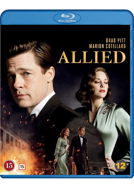 Cover for Brad Pitt / Marion Cotilliard · Allied (Blu-ray) (2017)