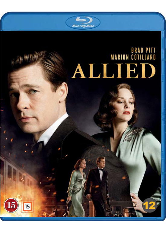 Cover for Brad Pitt / Marion Cotilliard · Allied (Blu-Ray) (2017)