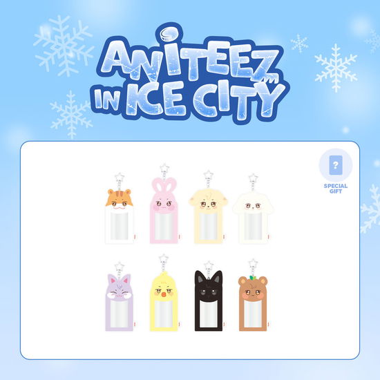 ATEEZ · Aniteez In Ice City - Photocard Holder Keyring (Nyckelring) [With Photocard edition] [JJONGrami] (2024)