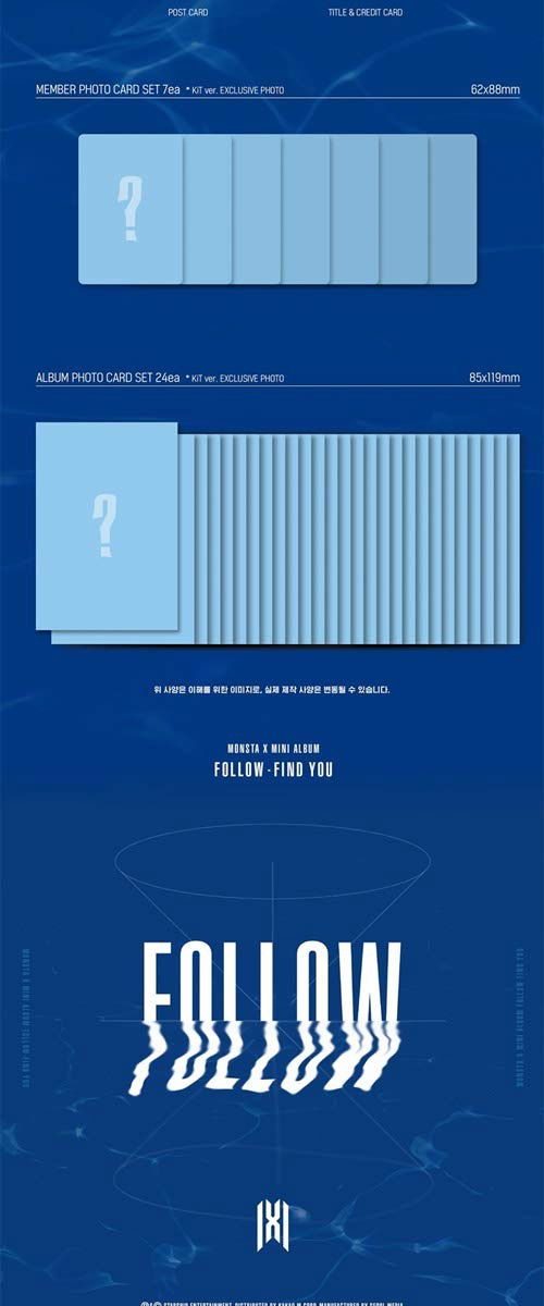 Follow - Find You (Kit Version - Premium) - Monsta X - Música - Starship Entertainment - 8804775135095 - 4 de abril de 2025