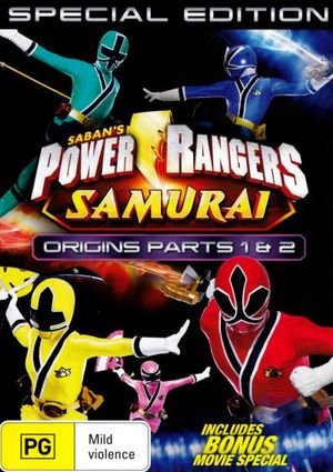 Cover for Power Ranger · Power Ranger-samurai-origins Parts 1 &amp; 2 (DVD) (2012)