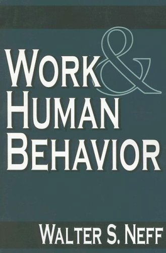 Cover for Walter Neff · Work and Human Behavior (Paperback Book) (2006)