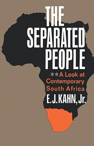 The Separated People - Ely J. Kahn - Books - WW Norton & Co - 9780393335095 - April 1, 1968