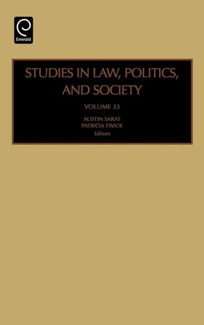 Cover for Austin Sarat · Studies in Law, Politics and Society - Studies in Law, Politics, and Society (Hardcover Book) (2004)