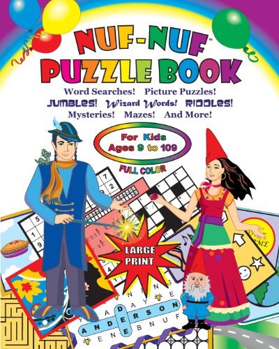 Cover for Dee Anderson · Nuf-nuf Puzzle Book Full Color (Taschenbuch) [Large Type edition] (2014)