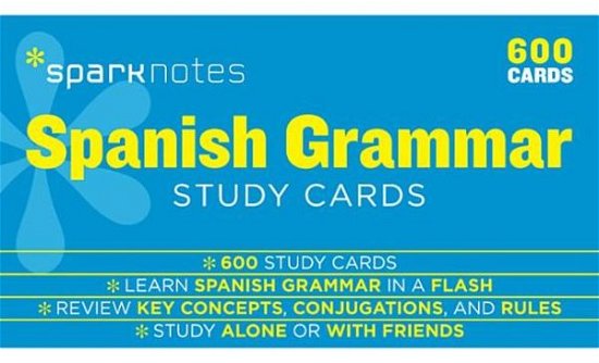 Cover for SparkNotes · Spanish Grammar SparkNotes Study Cards - SparkNotes Study Cards (Flashcards) (2014)