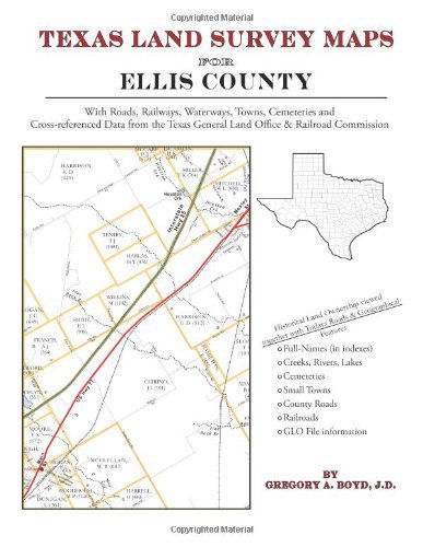 Cover for Gregory a Boyd J.d. · Texas Land Survey Maps for Ellis County (Paperback Book) (2010)