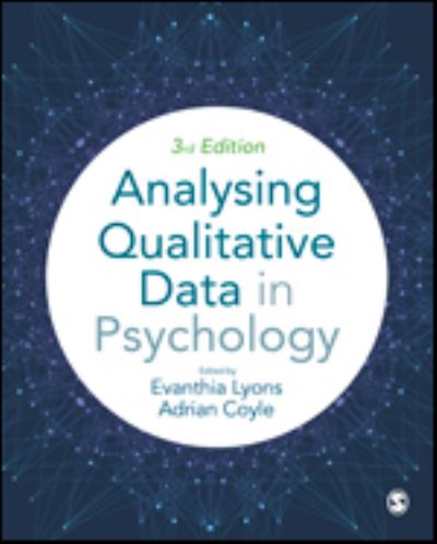 Cover for Evanthia Lyons · Analysing Qualitative Data in Psychology (Paperback Book) [3 Revised edition] (2021)