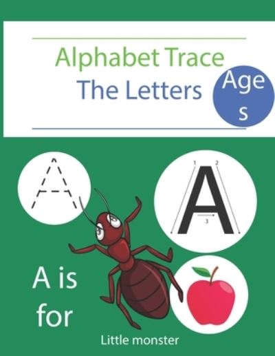 Cover for Perfect Letter Tracing Book · Alphabet Trace the Letters (Paperback Book) (2019)