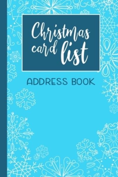 Cover for Weareads Books · Christmas Card List Address Book (Paperback Book) (2019)