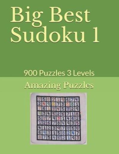 Cover for Amazing Puzzles · Big Best Sudoku 1 (Paperback Book) (2018)