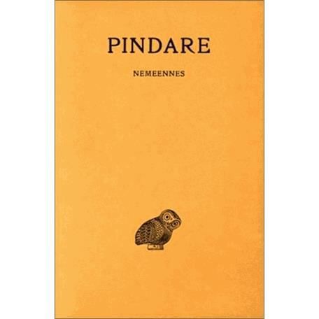 Cover for Pindare · Tome III : Néméennes (Collection Des Universites De France Serie Grecque) (French Edition) (Paperback Book) [French edition] (1923)