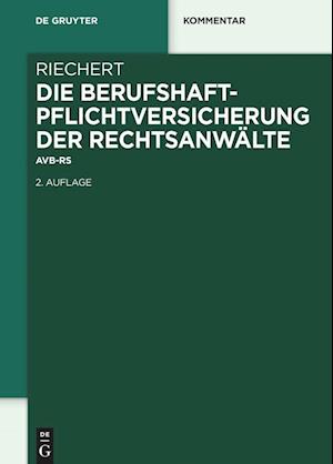 Cover for Stefan Riechert · Die Berufshaftpflichtversicherung der Rechtsanwälte (Book) (2025)