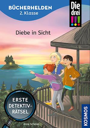 Cover for Anne Scheller · Die drei !!!, Bücherhelden 2. Klasse, Diebe in Sicht (Buch) (2024)