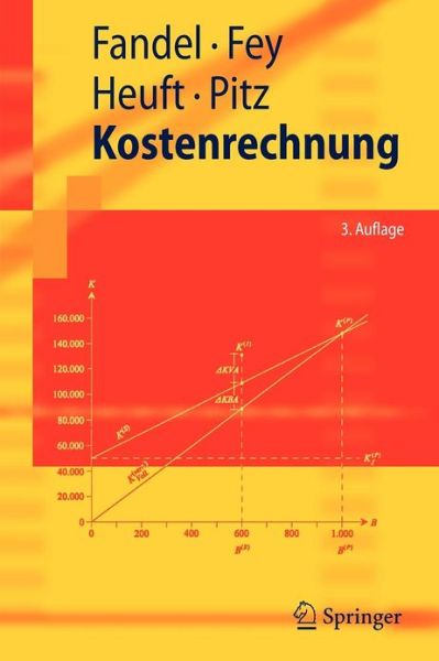 Cover for Gunter Fandel · Kostenrechnung (Paperback Book) [3rd edition] (2008)