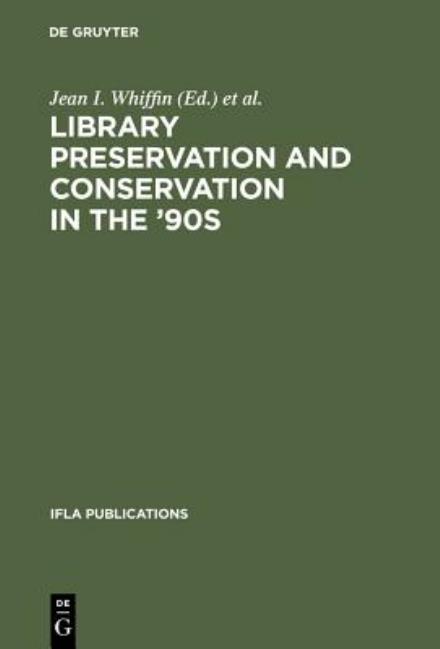 Cover for Ifla · Library Preservation and Conservation i (Book) (1998)