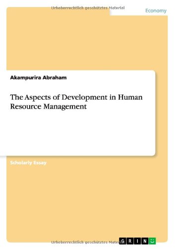 Cover for Akampurira Abraham · The Aspects of Development in Human Resource Management (Paperback Book) (2013)