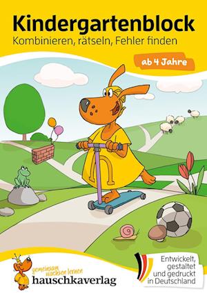 Cover for Ulrike Maier · Kindergartenblock ab 4 Jahre - Kombinieren, rätseln, Fehler finden (Book) (2023)