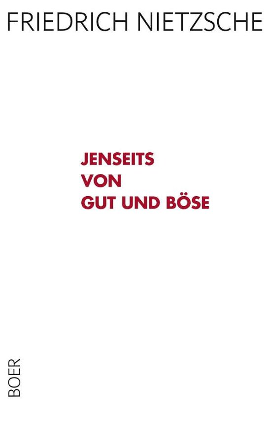 Cover for Nietzsche · Jenseits von Gut und Böse (Buch)