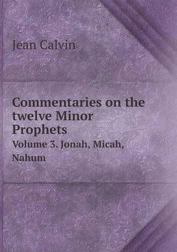 Cover for John Owen · Commentaries on the Twelve Minor Prophets Volume 3. Jonah, Micah, Nahum (Paperback Book) (2014)