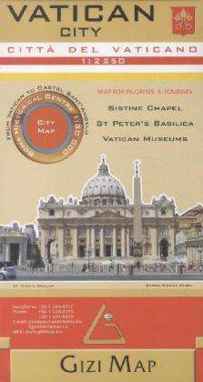 Cover for Gizi Map · Gizi Map for Pilgrims &amp; Tourists: Vatican City: From Vatican to Castel Sant'Angelo (Innbunden bok) (2013)