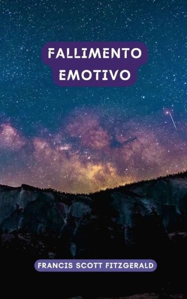 Cover for F Scott Fitzgerald · Fallimento Emotivo (Paperback Book) (2022)