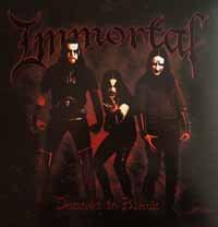 Cover for Immortal · Damned in Black (LP) (2014)