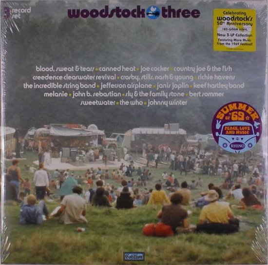 Cover for Various Artists · Woodstock Three (LP) (2019)