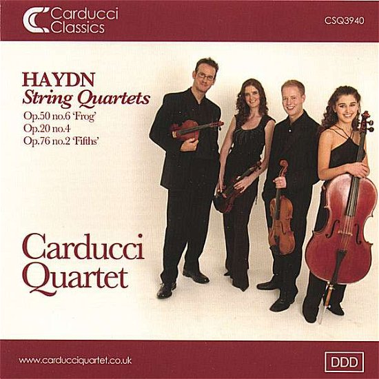 Haydn String Quartets - Carducci Quartet - Musik - Carducci Classics - 0634479394096 - 27. februar 2007