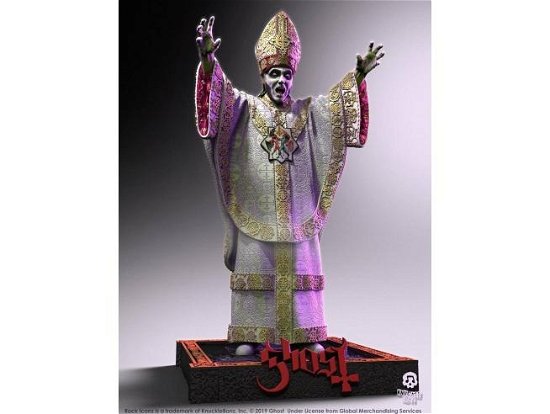 Rock Iconz: Ghost · Ghost Rock Iconz Statue Nameless Ghoul (White Guit (Toys) (2024)
