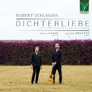 Cover for Stefano Colucci, Nicolò Sasso &amp; Nando Di Modugno · Robert Schumann: Dichterliebe And Other Transcriptions (CD) (2025)