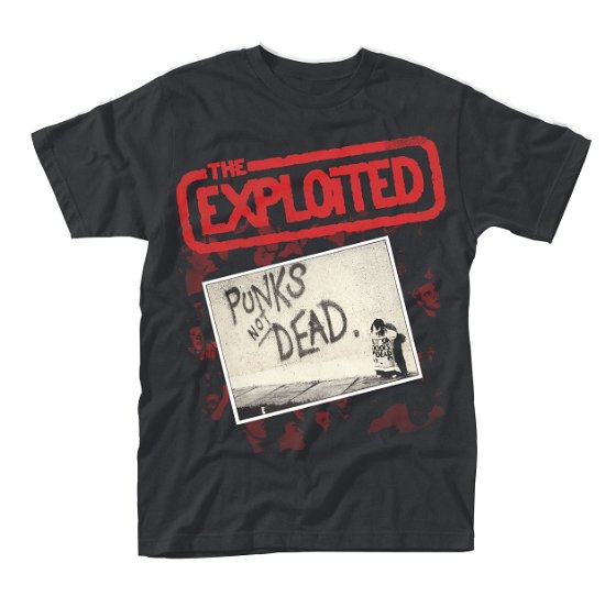 Cover for Exploited the · Punks Not Dead (Album) (Klær) [size XXL] [Black edition] (2016)