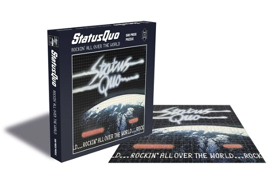 Status Quo Rockin All Over The World (500 Piece Jigsaw Puzzle) - Status Quo - Board game - STATUS QUO - 0803343255096 - April 24, 2020