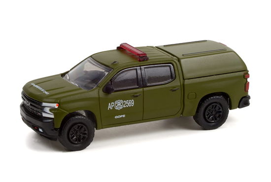 Cover for 1/64 2021 Chevrolet Silverado Lt Trail Boss Z71 Police with (MERCH)