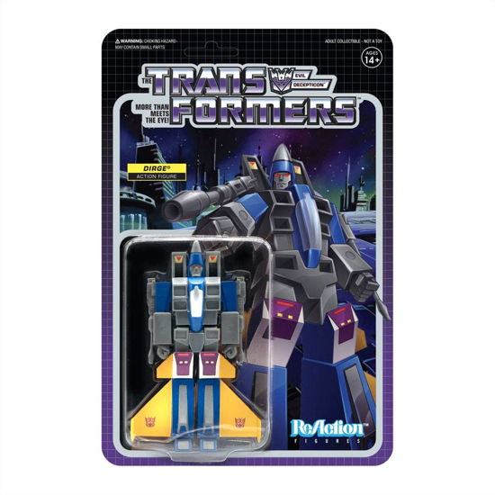 Transformers Reaction Figure W3 - Dirge - Transformers - Merchandise - SUPER 7 - 0840049808096 - December 19, 2020