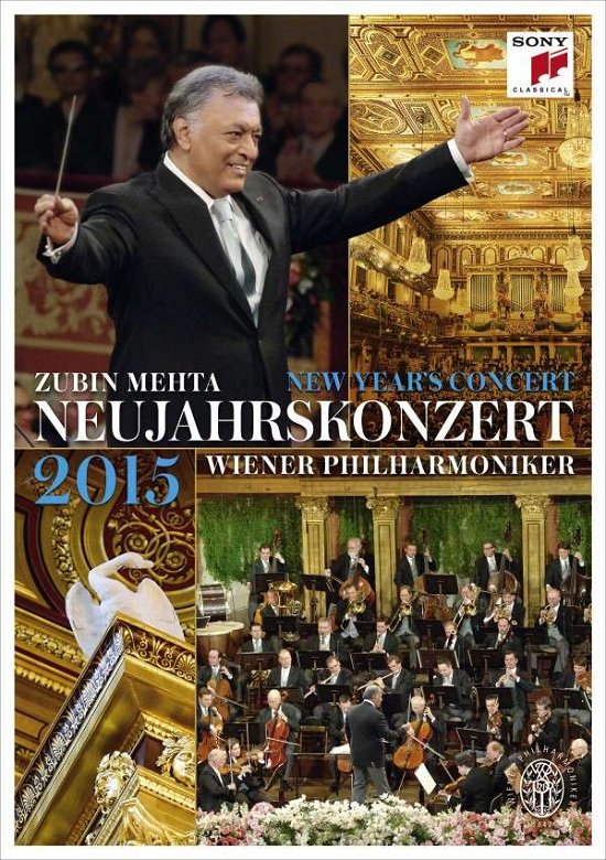 Cover for Vienna Philharmonic and Zubin Mehta · New Year's Concert 2015 (MDVD) (2015)