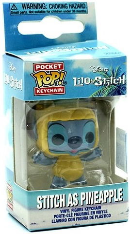 Lilo & Stitch - Stitch As Pineapple Pop! Keychain - Disney: Funko Pop! Keychain - Produtos - FUNKO - 0889698872096 - 6 de junho de 2025
