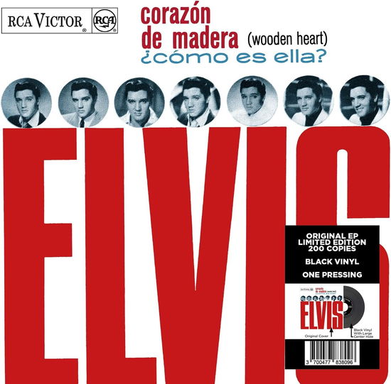 Cover for Elvis Presley · Corazón De Madera (7&quot;) [Limited edition] (2024)