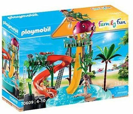 Cover for Playmobil · Waterpark met glijbanen Playmobil (70609) (MERCH)