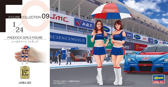 1/24 Paddock Girls Figure 2 Pcs Fc09 - Hasegawa - Merchandise - Hasegawa - 4967834291096 - 