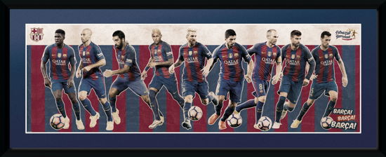 Barcelona: Players 16/17 (Stampa In Cornice 75x30 Cm) - Barcelona - Gadżety - Gb Eye - 5028486372096 - 