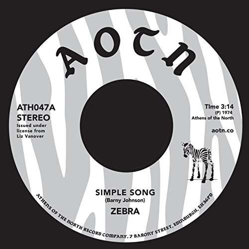 Cover for Zebra · Simple Song (7&quot;) (2017)